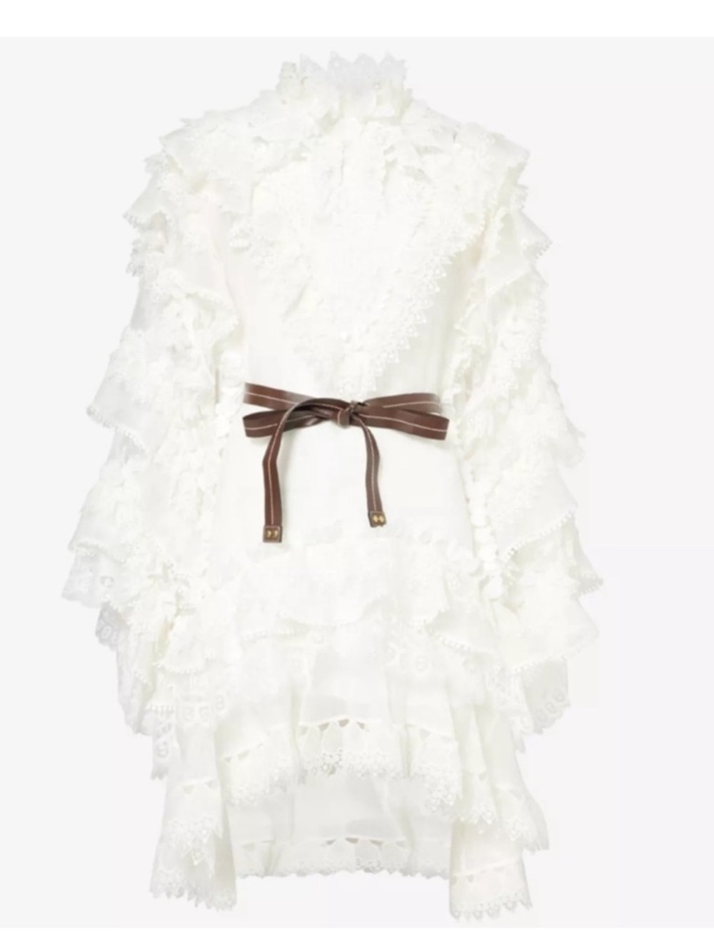 ❗️SOLD❗️New Zimmermann Crush Heart Trim Long Sleeve Minidress Size Medium - Picture 14 of 14